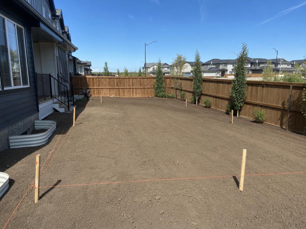 Final Grading project in Edmonton by GreenLand Contracting
