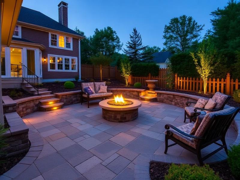 Paving Stone Patios project in Edmonton by GreenLand Contracting