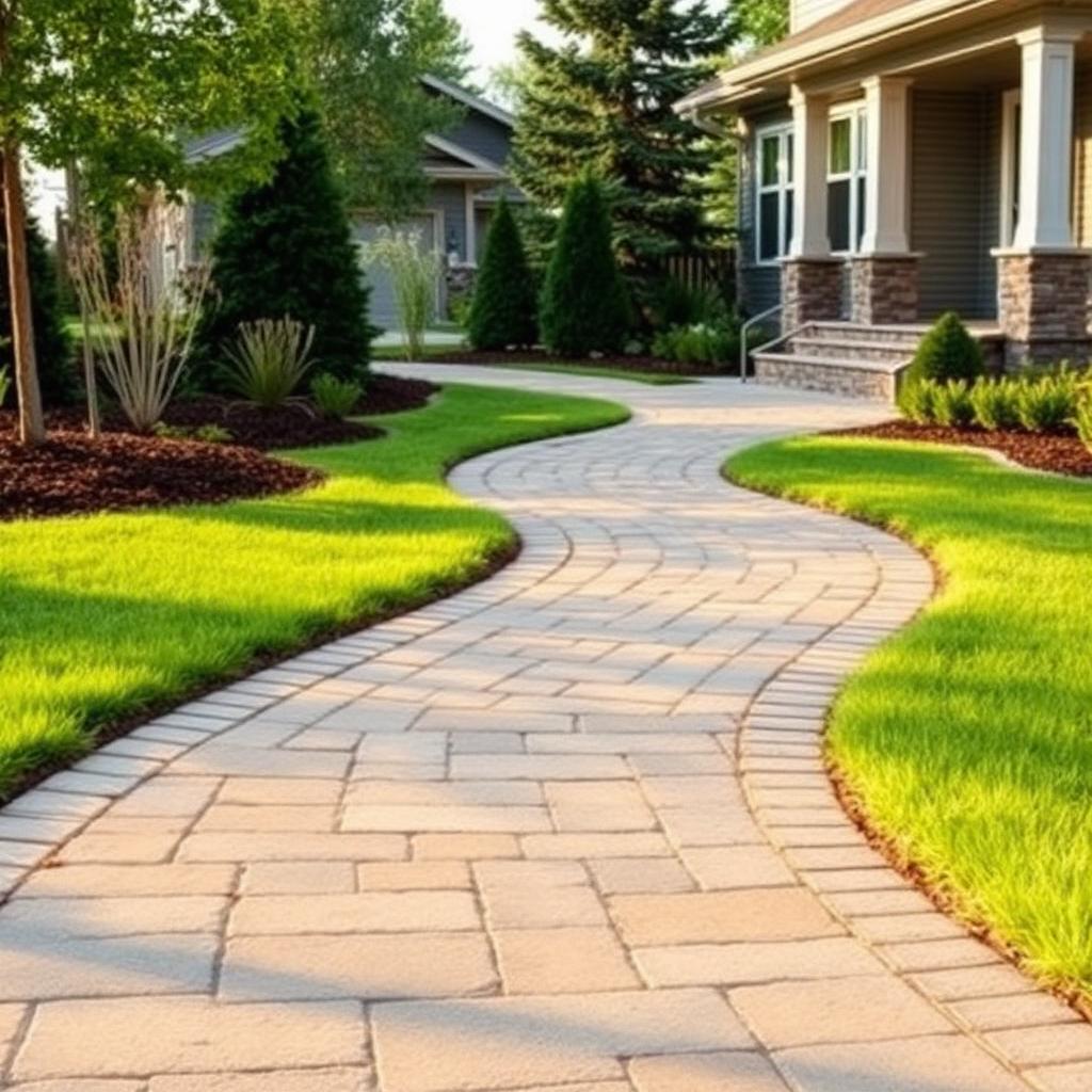 Walkways project in Edmonton by GreenLand Contracting